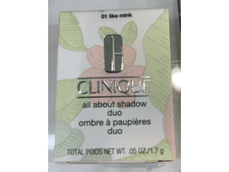 Clinique All About Shadow Duo, 01 Like Mink, 0.05 oz/1.7 g