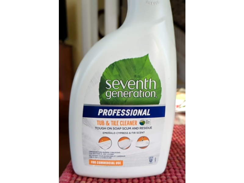 Seventh Generation Tub & Tile Cleaner, Emerald Cypress & Fir Scent, 32 fl oz/946 mL
