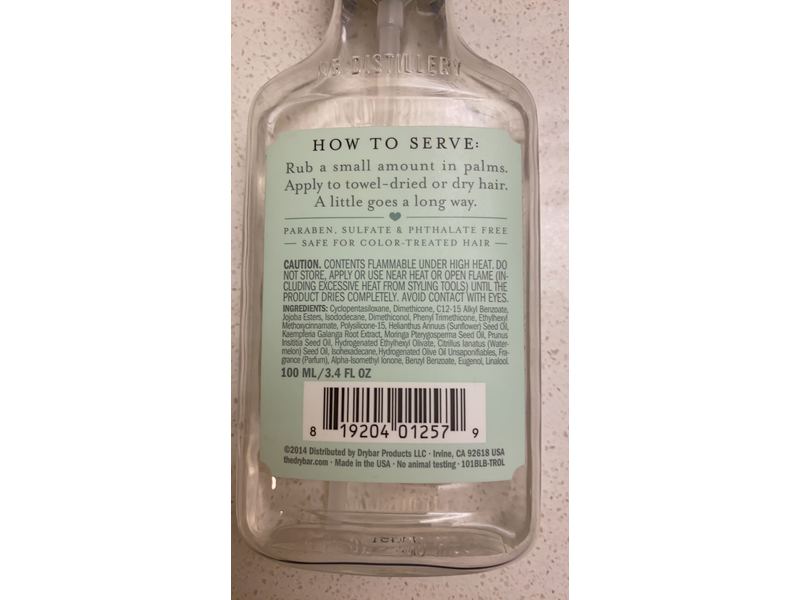 Drybar 100 Proof Treatment Oil, 3.4 fl oz/100 mL