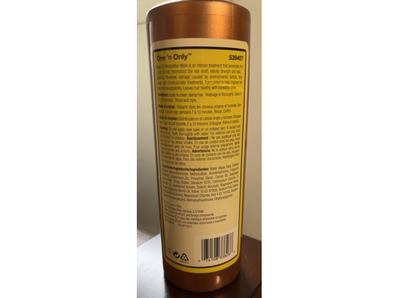 One 'n Only Argan Oil Restorative Mask, 20 oz/576 g