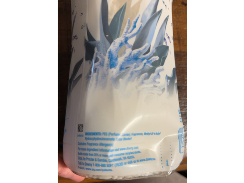 Downy Light In-Wash Scent Booster, Ocean Mist, 39.9 oz/1.13 kg