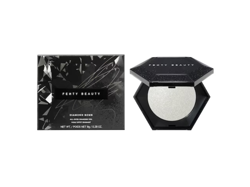 Fenty Beauty Diamond Bomb All-Over Diamond Veil, Midnight Diamonds, 0.28 oz/8 g