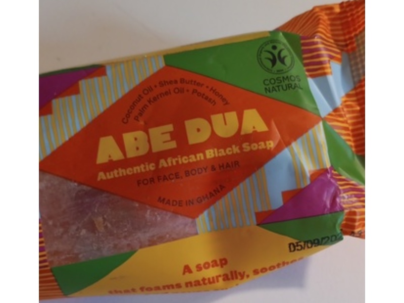 Abe Dua Authentic African Black Soap,Coconut Oil + Shea Butter + Honey + Palm Kernel Oil + Potash
