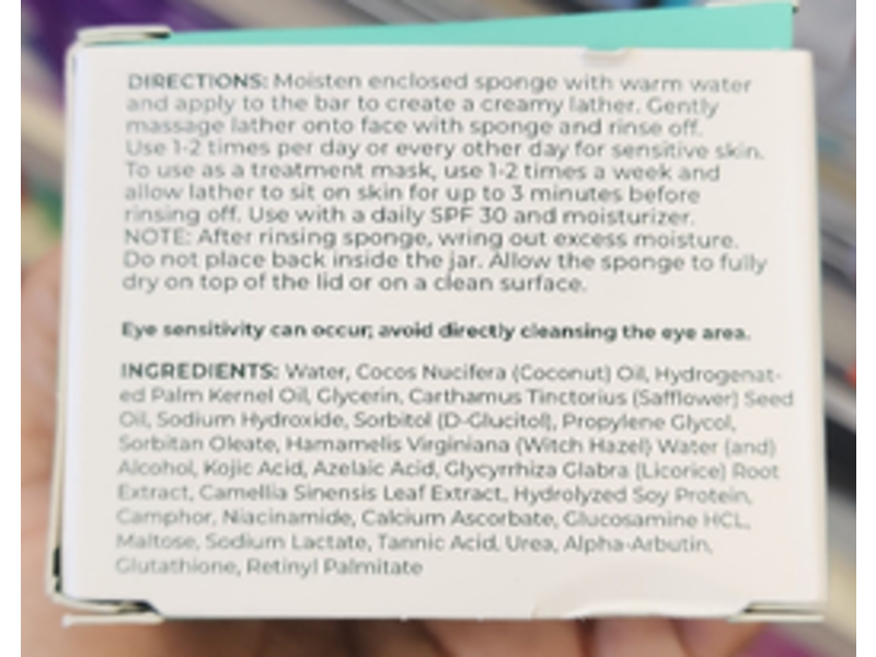 Urban Skin Rx Even Tone Cleansing Bar 3 in 1 Treatment, 2 oz/56 g