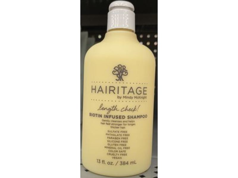 Hairitage Length Check! Biotin Infused Shampoo, 13 fl oz/384 mL