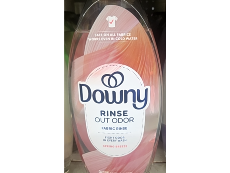 Downy Rinse Out Odor Fabric Rinse, Spring Breeze, 48 fl oz/1.41 L