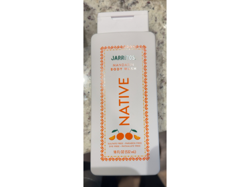 Native Jarritos Mandarin Body Wash, 18 fl oz/532 mL