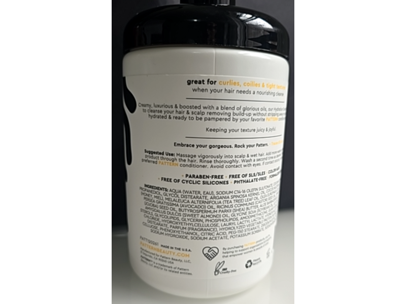 Pattern Gently & Hydrate Shampoo, 25 fl oz/740 mL