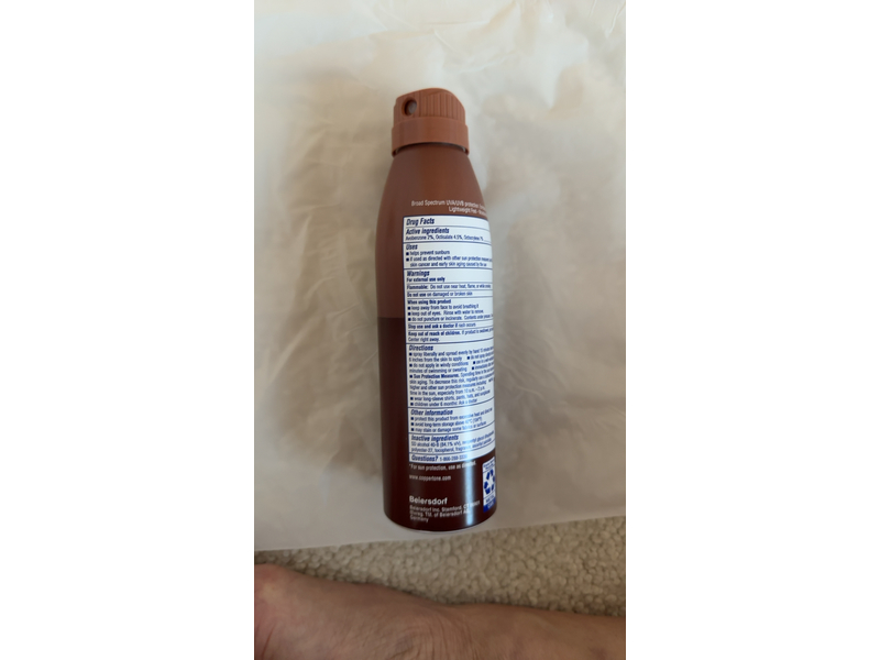 Coppertone Sunscreen Spray, Tanning, SPF 15, 5.5 oz/156 g