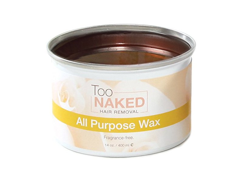 Too Naked Hair Removal All Purpose Wax, Fragrance-Free, 14 oz/400 mL