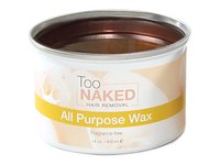 Too Naked Hair Removal All Purpose Wax, Fragrance-Free, 14 oz/400 mL - thumbnail 1