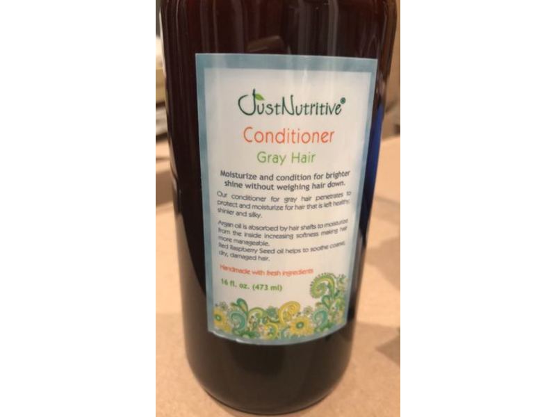 Just Nutritive Gray Hair Conditioner, 16 fl oz/473 mL