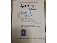 Aveeno Baby Eczema Therapy Soothing Bath Treatment, 7.5 oz/213 g, 10 Count - thumbnail 2