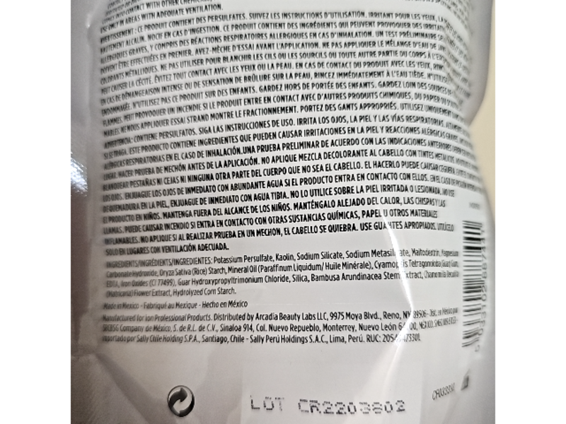 Inspired By Nature Ion Balayage Lightener, Black Clay, 8 oz/227 g