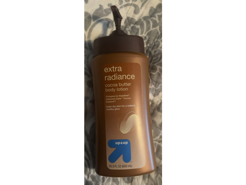 Up & Up Extra Radiance Body Lotion, Cocoa Butter, 20.3 fl oz/600 mL