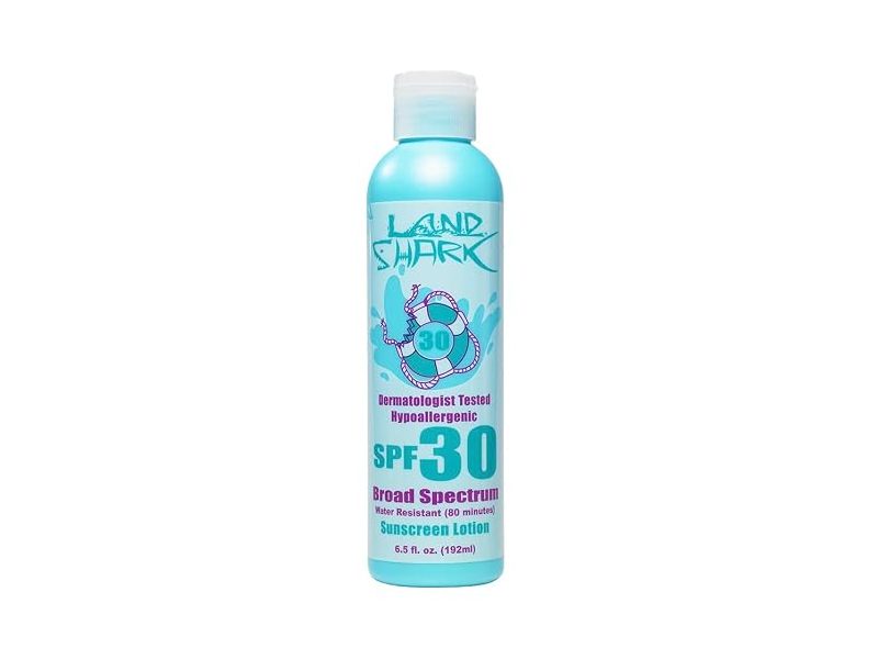 Tropical Seas Land Shark Sunscreen Lotion, SPF 30, 6.5 fl oz/192 mL