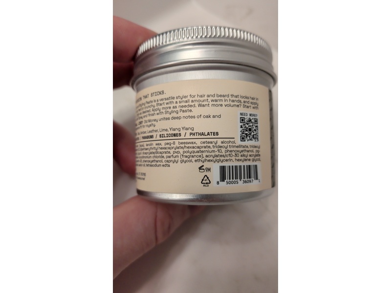 Beardbrand Styling Paste, Old Money, 4.2 oz/119 g
