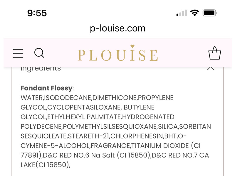 Plouise Baseic Cosmetic Base, Fondant Flossy, 0.504 fl oz/15 mL