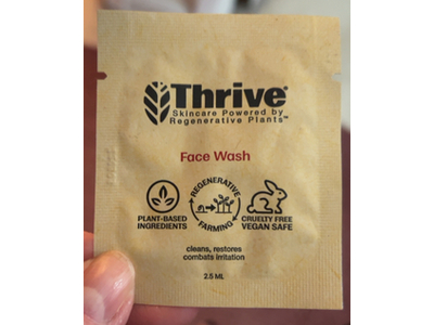 Thrive Skincare Face Wash, 2.5 mL