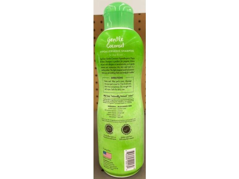 Tropiclean Puppy & Kitten Shampoo, Gentle Coconut, 20 fl oz/592 mL