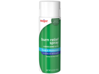 Meijer Burn Relief Spray, Lidocaine 0.5%, Aloe, 4.5 oz/128 g - Image 2