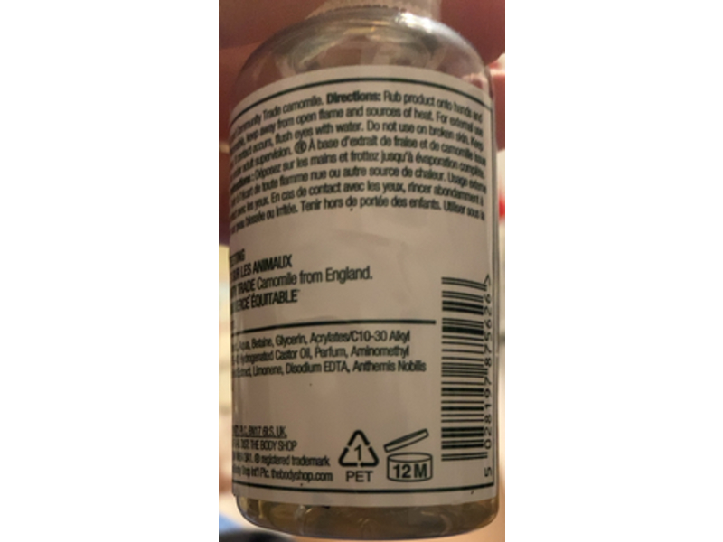 The Body Shop Strawberry Hand Cleanse Gel, 2.0 fl oz/60 mL