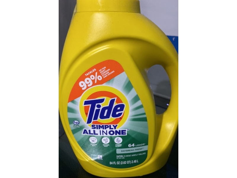 Tide Simply All In One, Daybreak Fresh, 64 Loads, 84 fl oz/2.48 L