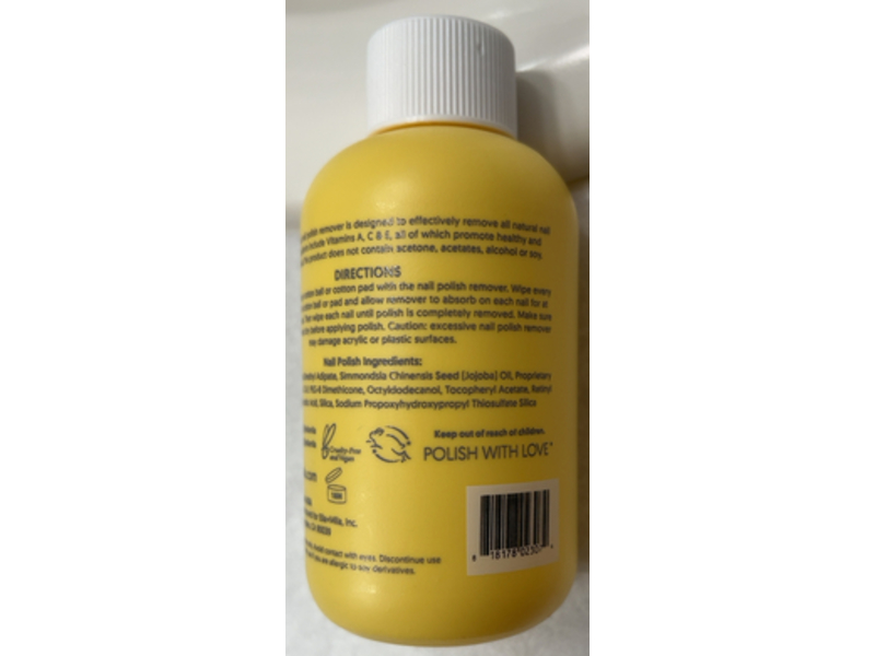 ella+mila Jojoba Based Nail Polish Remover, 4 fl oz/118 mL