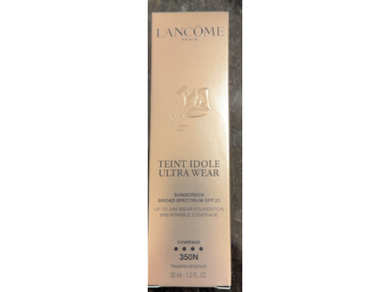Lancome Teint Idole Ultra Wear Foundation, 350N, SPF 25, 1 fl oz/30 mL