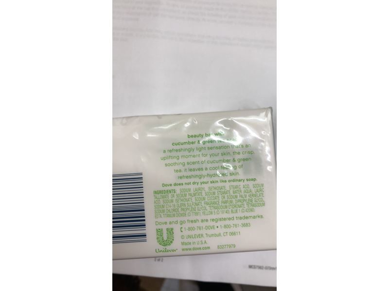 Dove Beauty Bar, Cool Moisture-3 Pack