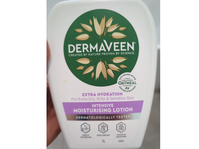 Dermaveen Extra Hydration Intensive Moisturising Lotion, Colloidal Oatmeal, 33.8 fl oz/1 L