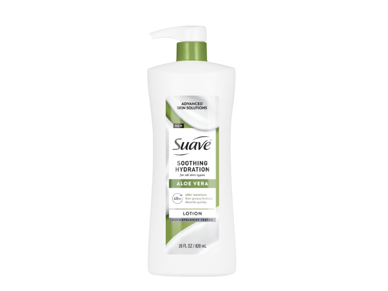 Suave Soothing Hydration Lotion, AloeVera, 28 fl oz/828 mL