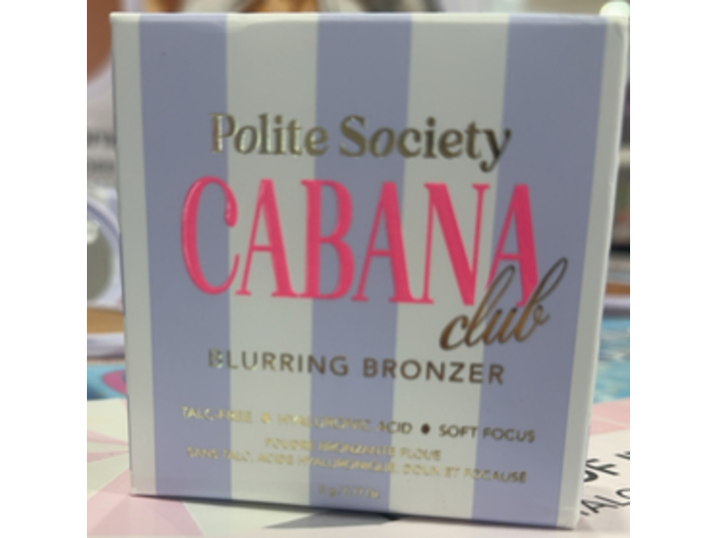 Polite Society Cabana Club Blurring Bronzer, French Riviera, 0.17 oz/5 g