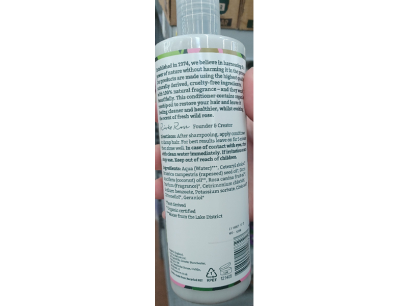 Faith In Nature Wild Rose Conditioner, 13.5 fl oz/400 mL