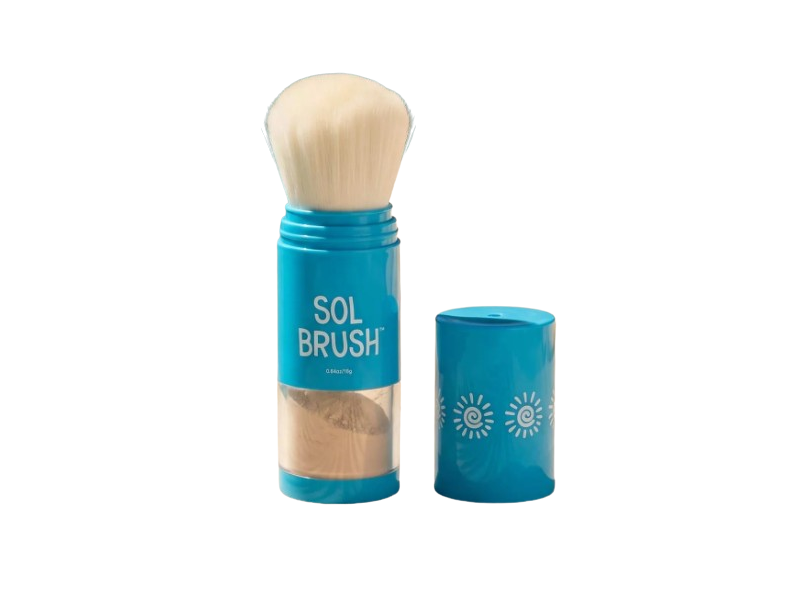 Sol Brush Brush-On Mineral Powder Sunscreen, SPF 50, Fair