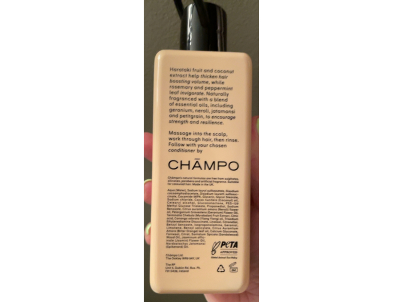 Champo Pitta Volumising Shampoo, 9.2 fl oz/260 mL