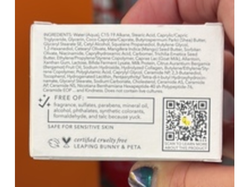 Beekman 1802 Milk Rx Advanced Better Aging Cream, 0.5 fl oz/15 mL