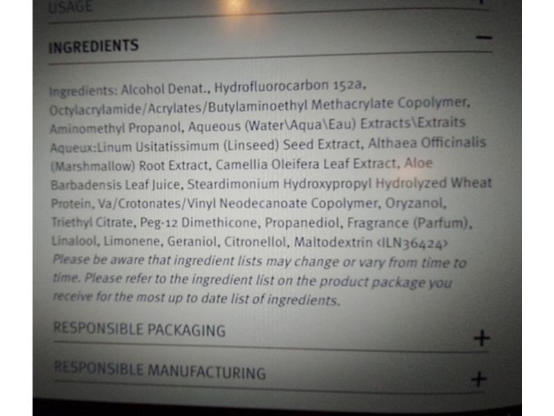 Aveda Controlforce Firm Hold Hair Spray