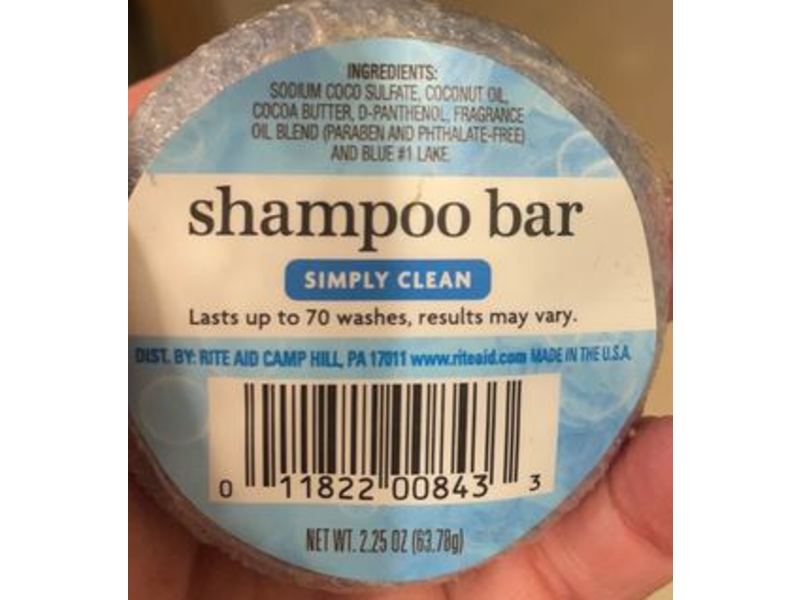 Shampoo Bar Simply Clean, 2.25 oz/63.78 g