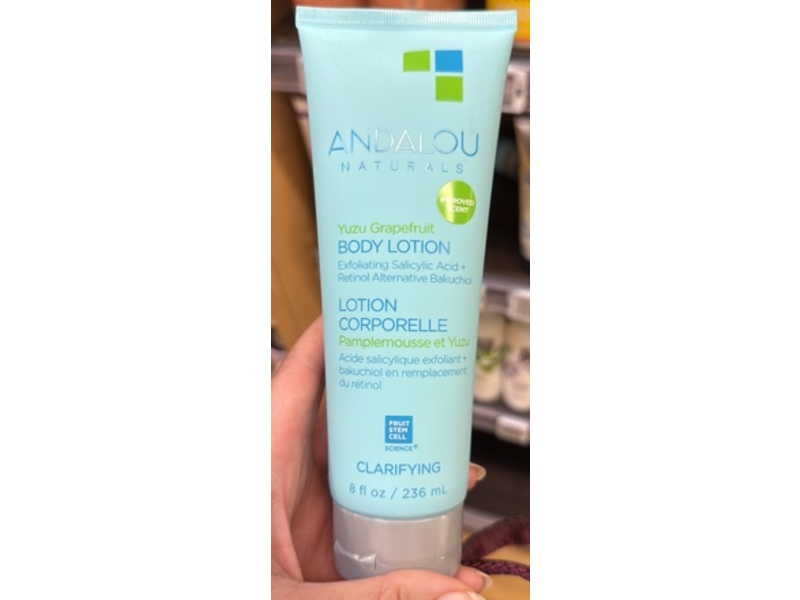 Andalou Naturals Clarifying Body Lotion, Grapefruit, 8 fl oz/236 mL