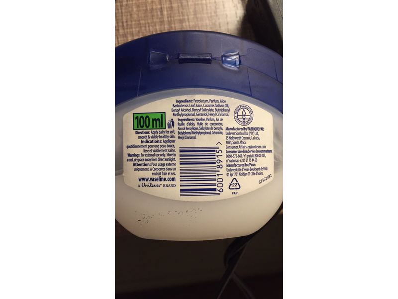 Vaseline Blueseal Light Hydrating Jelly, Aloe Fresh, 100 ml