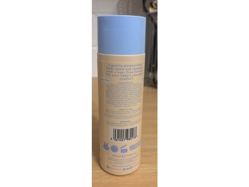 Nala's Baby Body Wash & Shampoo, Vanilla Cloud, 7.03 fl oz/200 mL