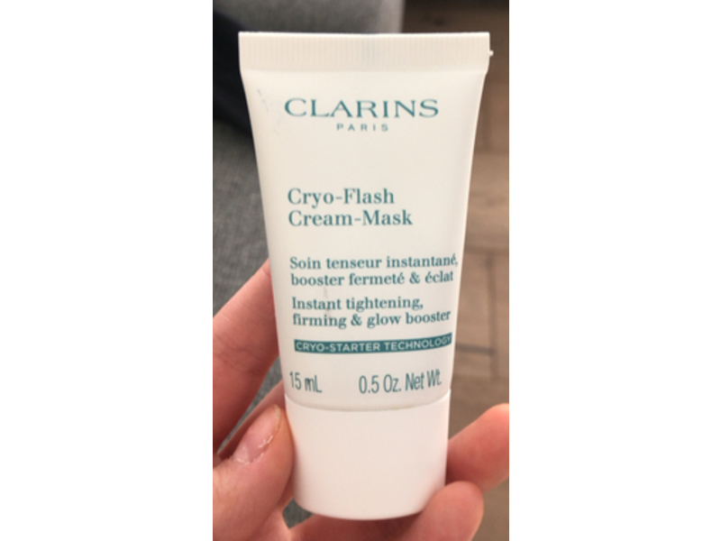 Clarins Paris Cryo-Flash Cream Mask, 0.5 oz/15 mL