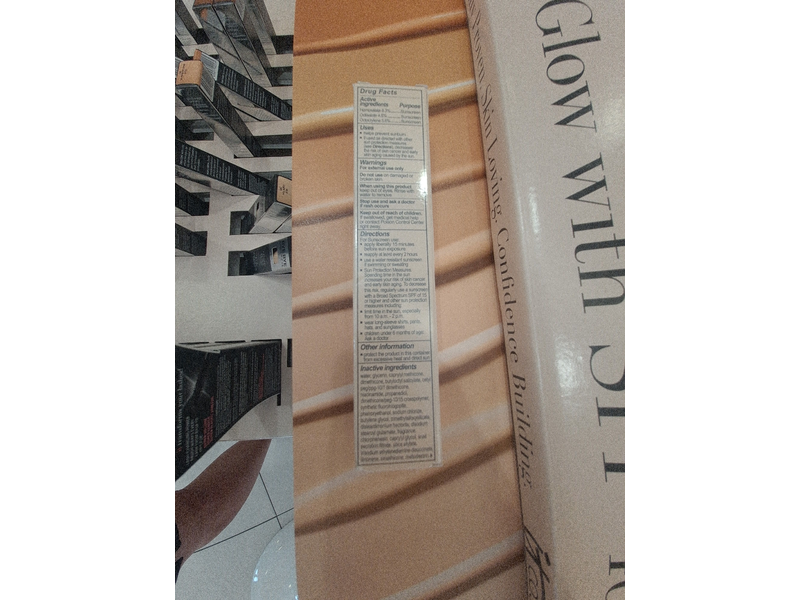 CC+ Nude Glow Lightweight Foundation + Glow Serum with SPF 40 - With Niacinamide, Hyaluronic Acid & Green Tea Extract - Tan Rich - 1.08 fl oz