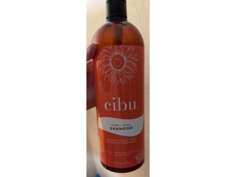 Cibu Curl + Coil Shampoo, 34.4 fl oz/1017 mL