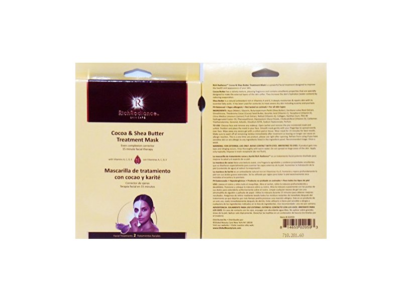 RichRadiance Skin Care,Cocoa & Shea Butter Treatment Mask