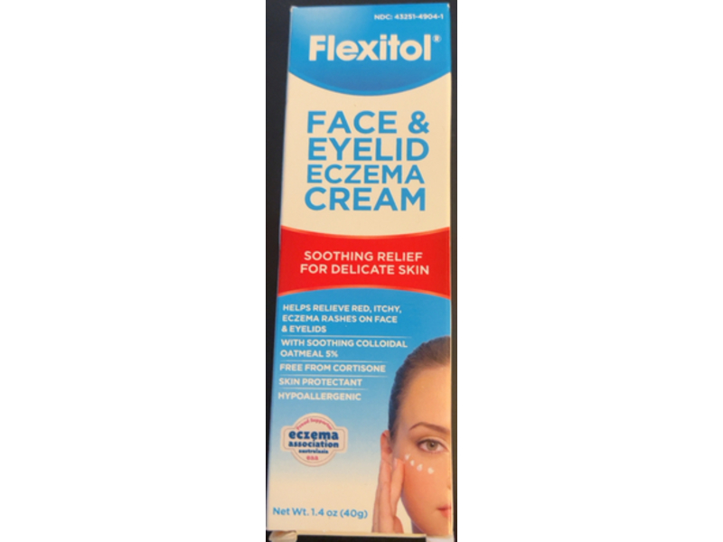 Flexitol Face & Eyelid Eczema Cream,1.4oz/40 g