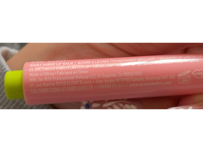 NYX Fat Oil Slick Click Shiny Lip Balm, Clout, 0.07 oz/2 g