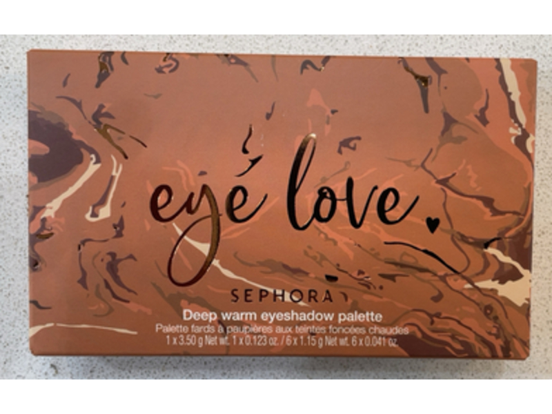 Sephora Eye Love Deep Warm Eyeshadow Palette, 0.041 oz/1.15 g