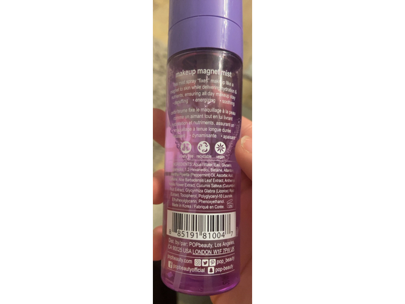 Pop Beauty Makeup Magnet Mist, 2.7 fl oz/80 mL